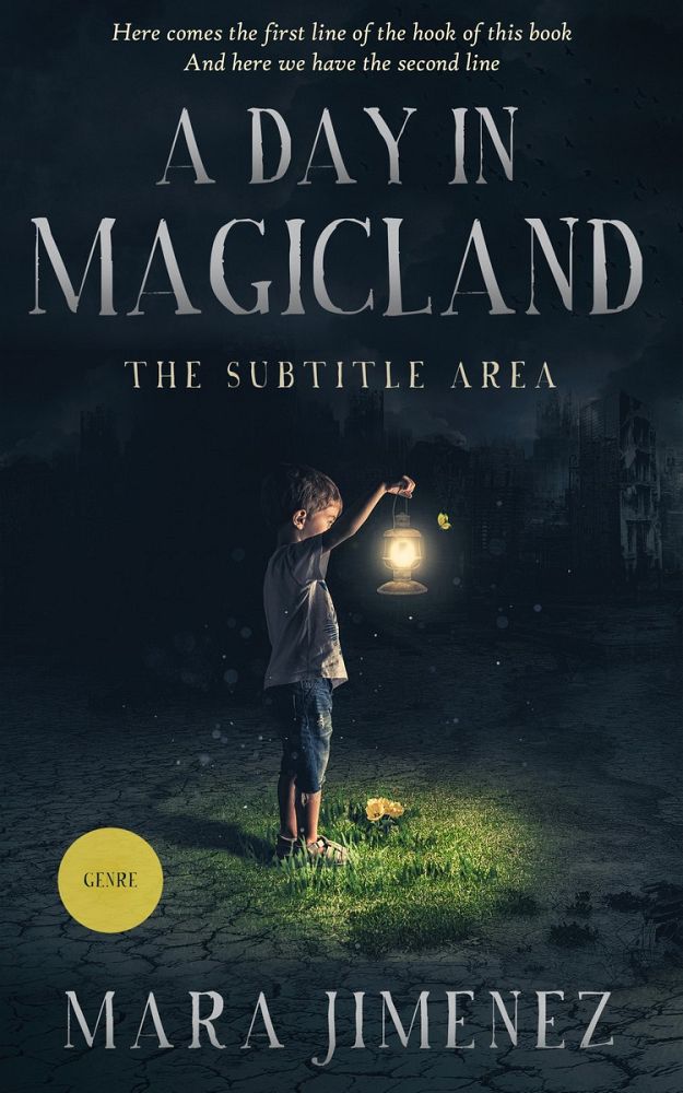 Front view of Mirage #3537 - Premade Children Book Cover | BookCoverZone