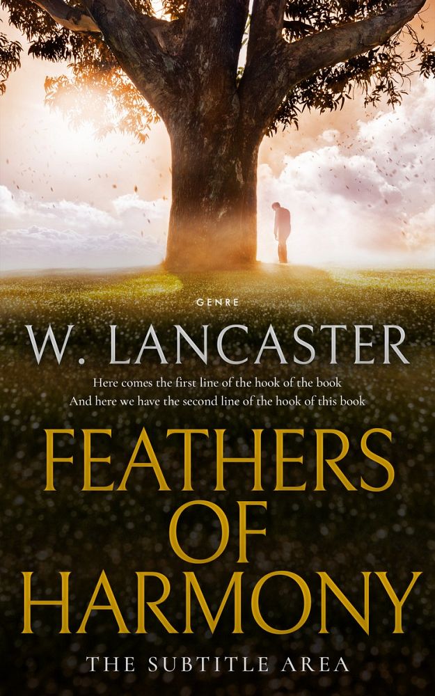 Front view of Karaka #3925 - Premade Fantasy Book Cover | BookCoverZone