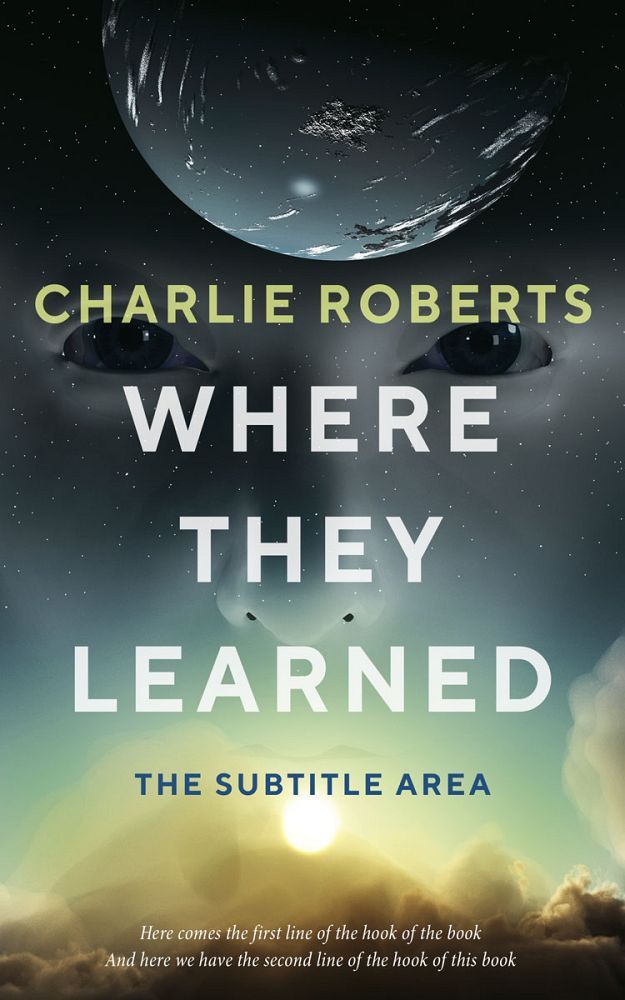 Front view of Outer Space #4361 - Premade Science Fiction Book Cover | BookCoverZone