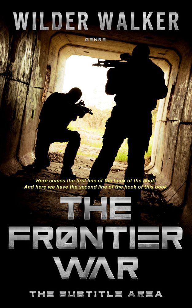 Front view of Night Rider #4477 - Premade Action & Adventure Book Cover | BookCoverZone