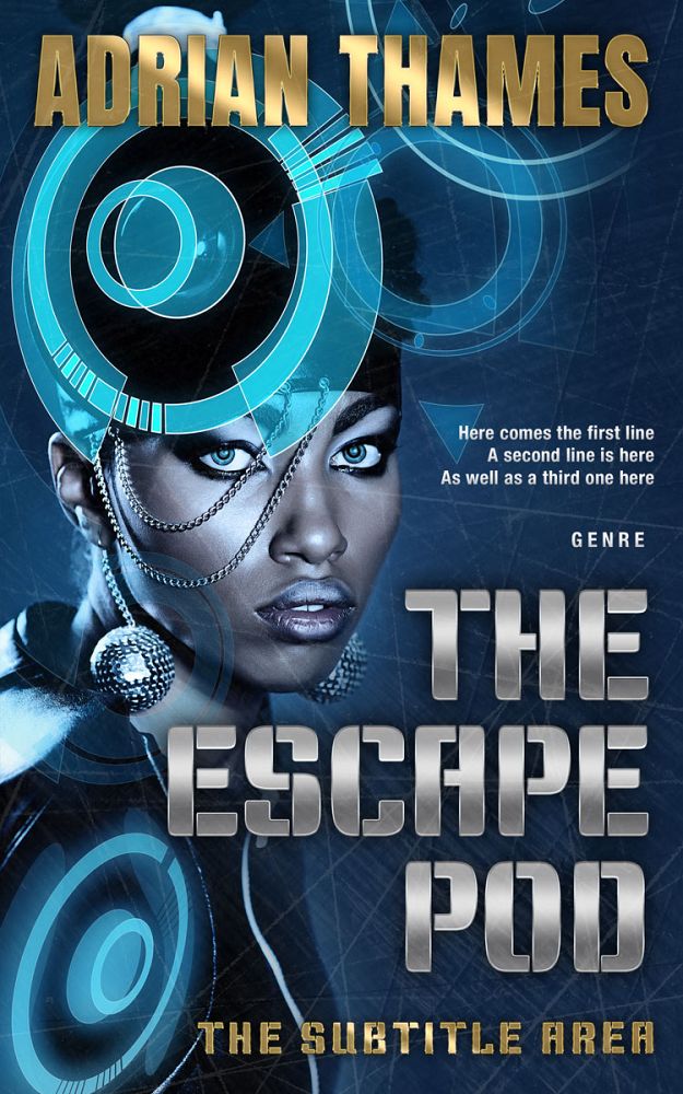Front view of Big Stone #4713 - Premade Science Fiction Book Cover | BookCoverZone