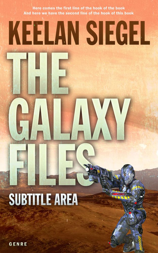 Front view of Calico #4761 - Premade Science Fiction Book Cover | BookCoverZone