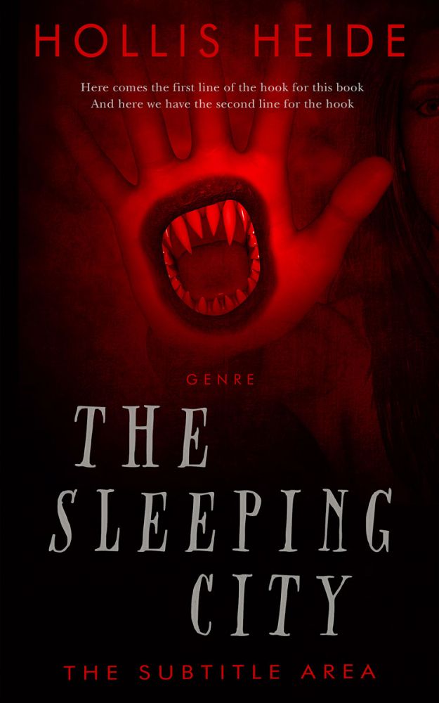 Front view of Creole #4801 - Premade Horror Book Cover | BookCoverZone