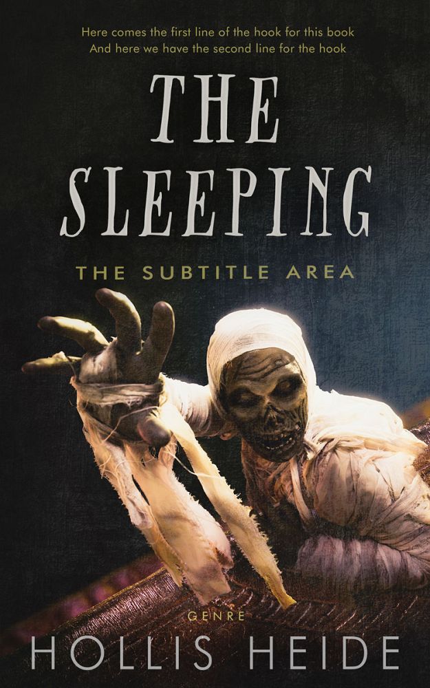 Front view of Dune #4804 - Premade Horror Book Cover | BookCoverZone