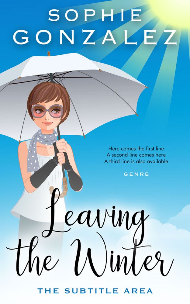 Front view of Denim #4838 - Premade Chick Lit Book Cover | BookCoverZone