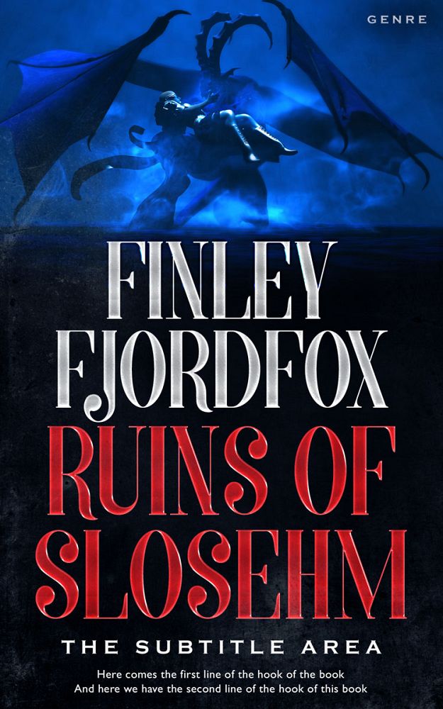 Front view of Contessa #4897 - Premade Fantasy Book Cover | BookCoverZone