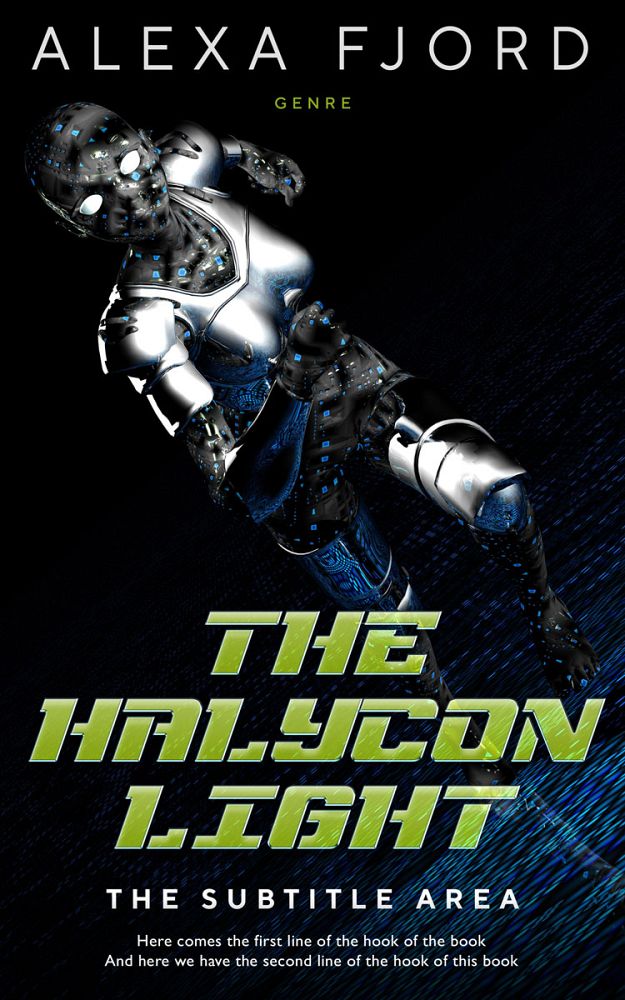 Front view of Olivine #4926 - Premade Science Fiction Book Cover | BookCoverZone