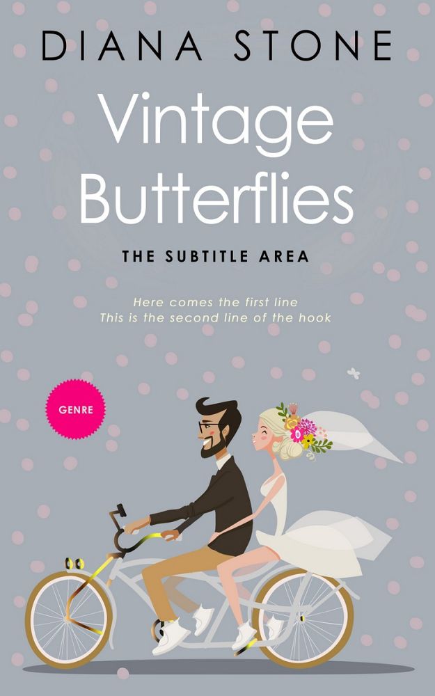 Front view of Gray Chateau #5045 - Premade Chick Lit Book Cover | BookCoverZone