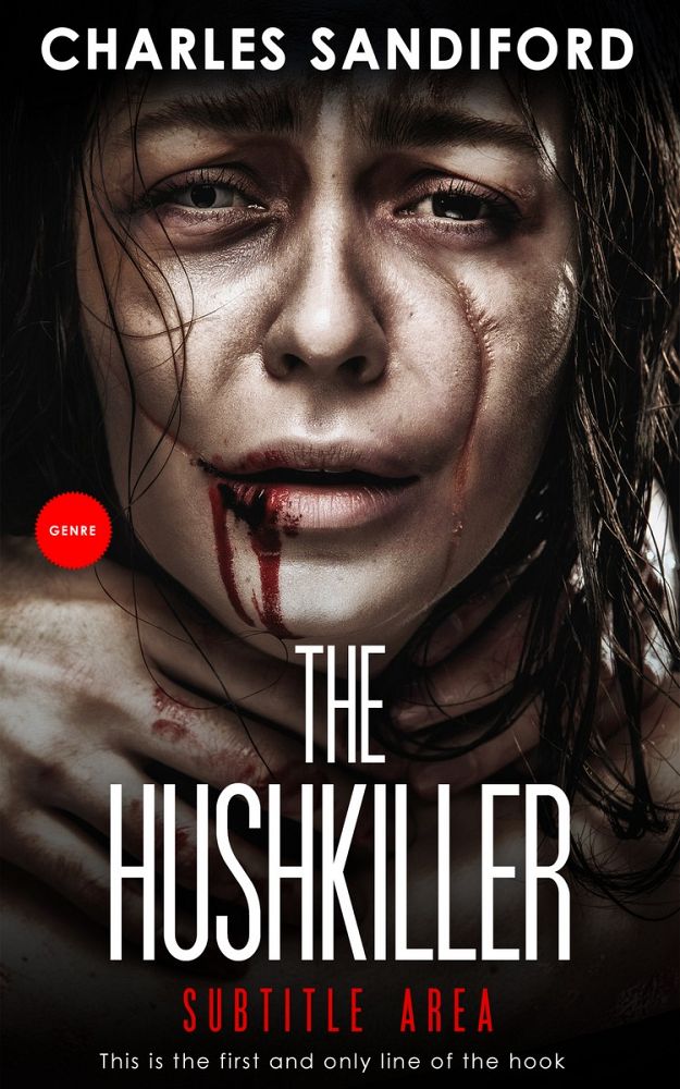 Front view of Zeus #5188 - Premade Horror Book Cover | BookCoverZone