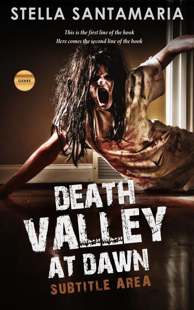 Front view of Soft Amber #5241 - Premade Horror Book Cover | BookCoverZone