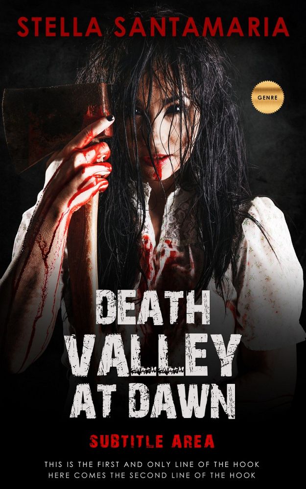 Front view of Eunry #5247 - Premade Horror Book Cover | BookCoverZone