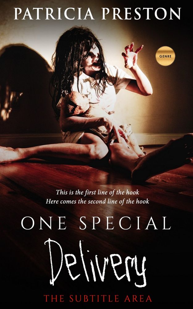 Front view of Rodeo Dust #5262 - Premade Horror Book Cover | BookCoverZone