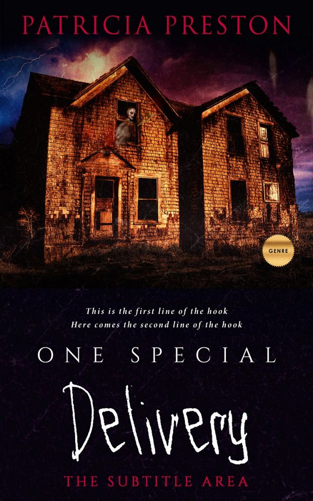 Front view of Gondola #5274 - Premade Horror Book Cover | BookCoverZone