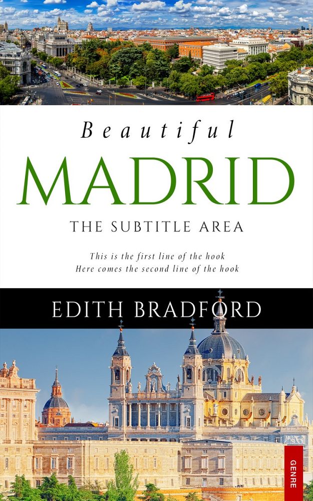 Front view of Tide #5310 - Premade Travel Book Cover | BookCoverZone