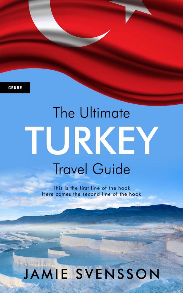 Front view of Danube #5390 - Premade Travel Book Cover | BookCoverZone