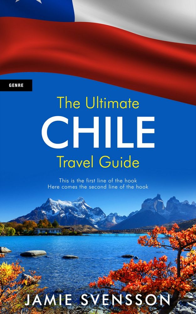 Front view of Denim #5410 - Premade Travel Book Cover | BookCoverZone