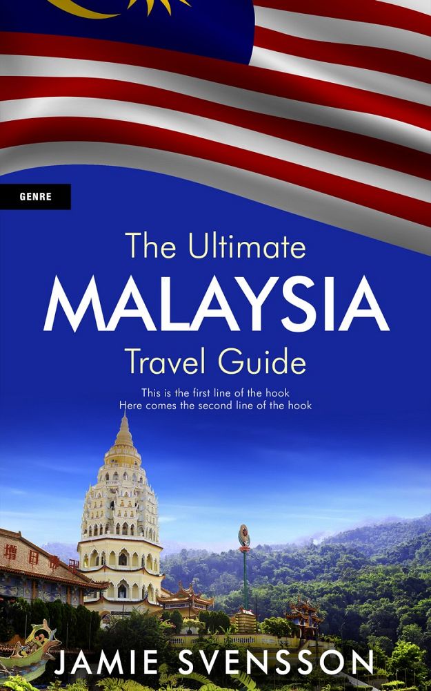 Front view of Bay Of Many #5415 - Premade Travel Book Cover | BookCoverZone
