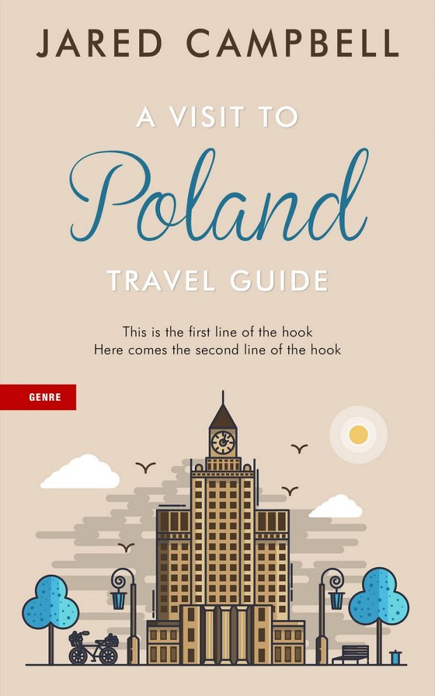 Front view of Bone #5453 - Premade Travel Book Cover | BookCoverZone