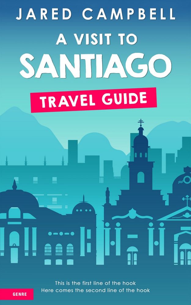 Front view of Boston Blue #5477 - Premade Travel Book Cover | BookCoverZone