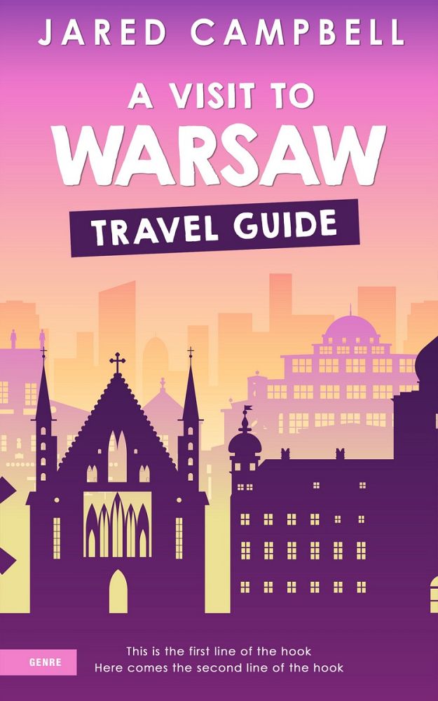 Front view of Eminence #5483 - Premade Travel Book Cover | BookCoverZone