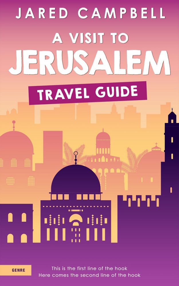 Front view of Tacao #5485 - Premade Travel Book Cover | BookCoverZone