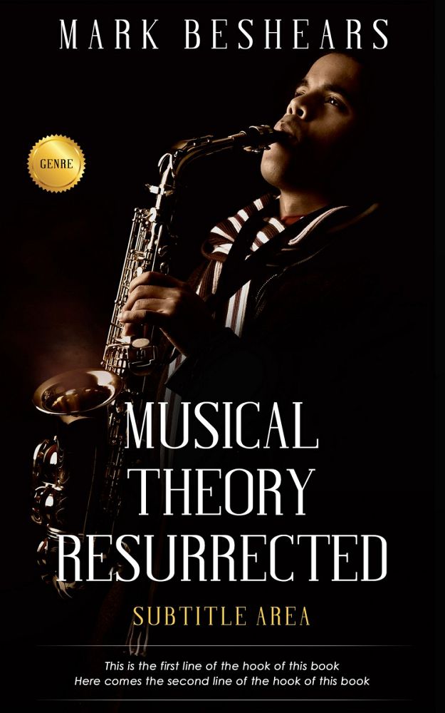 Front view of Gondola #5527 - Premade Music Book Cover | BookCoverZone