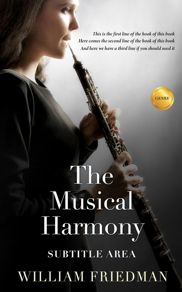 Front view of Timberwolf #5531 - Premade Music Book Cover | BookCoverZone