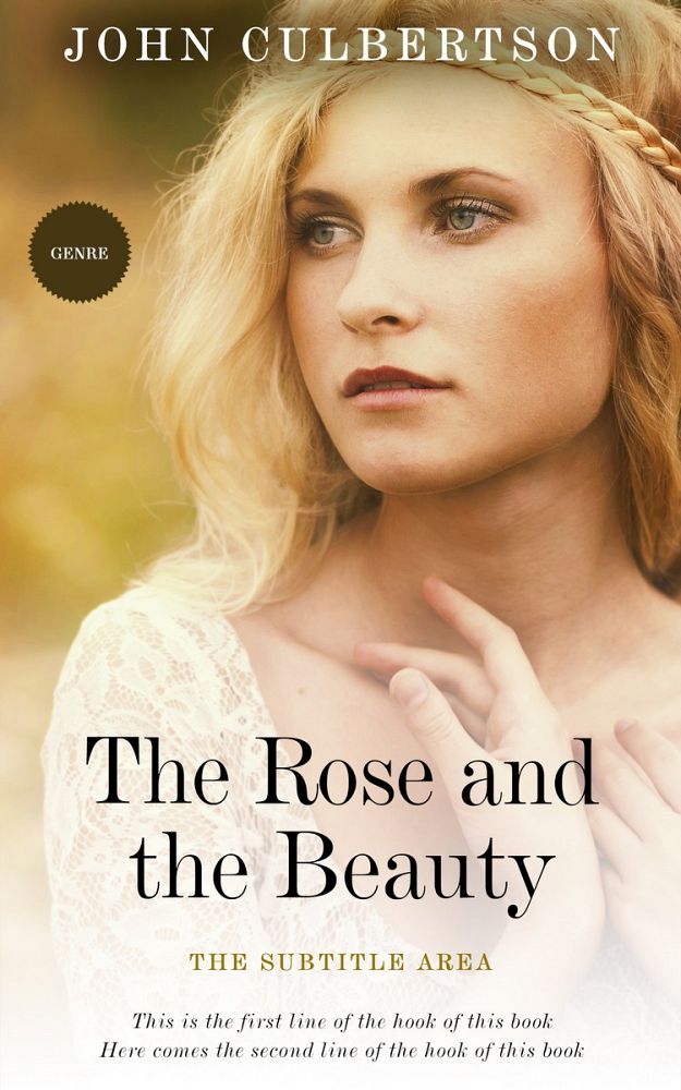 Front view of Almond #5699 - Premade Romance Book Cover | BookCoverZone