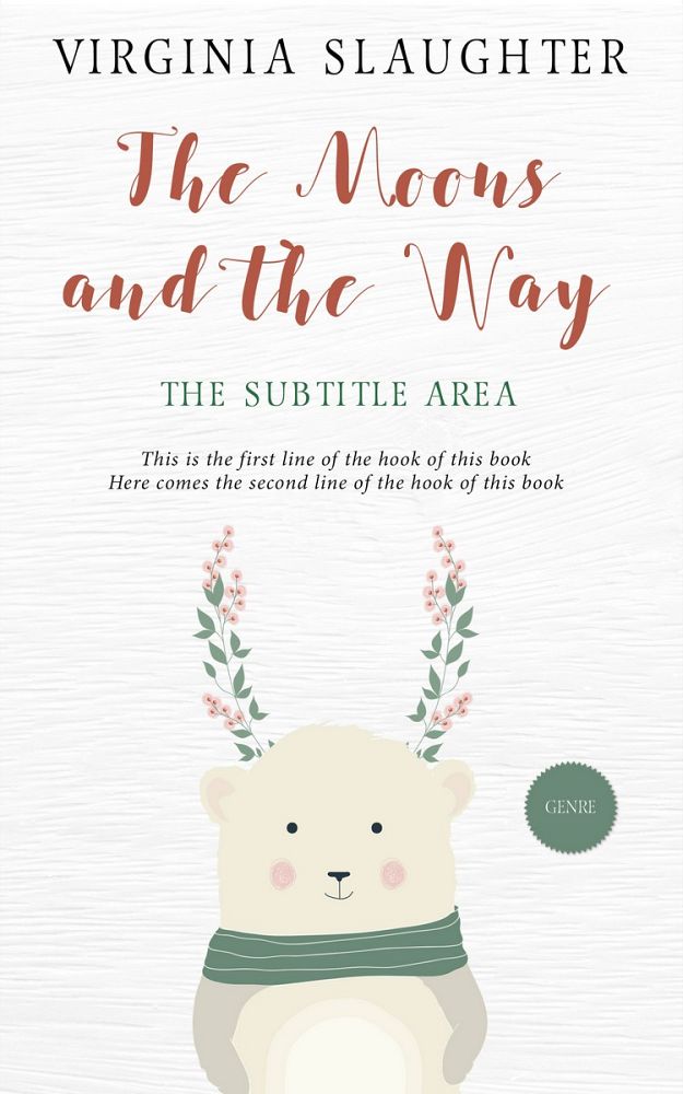 Front view of Pampas #5719 - Premade Children Book Cover | BookCoverZone