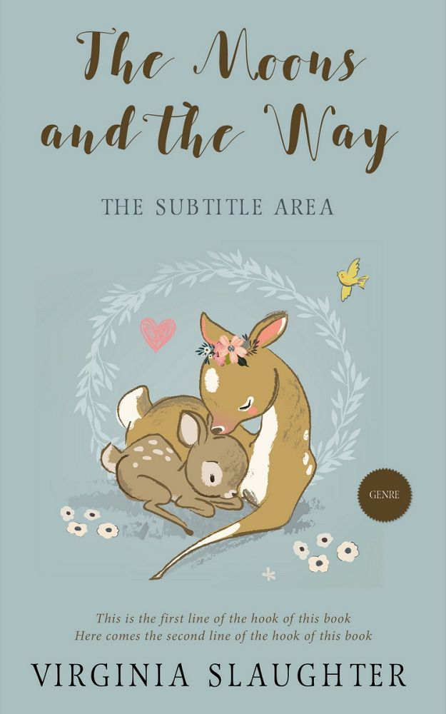 Front view of Tower Gray #5723 - Premade Children Book Cover | BookCoverZone