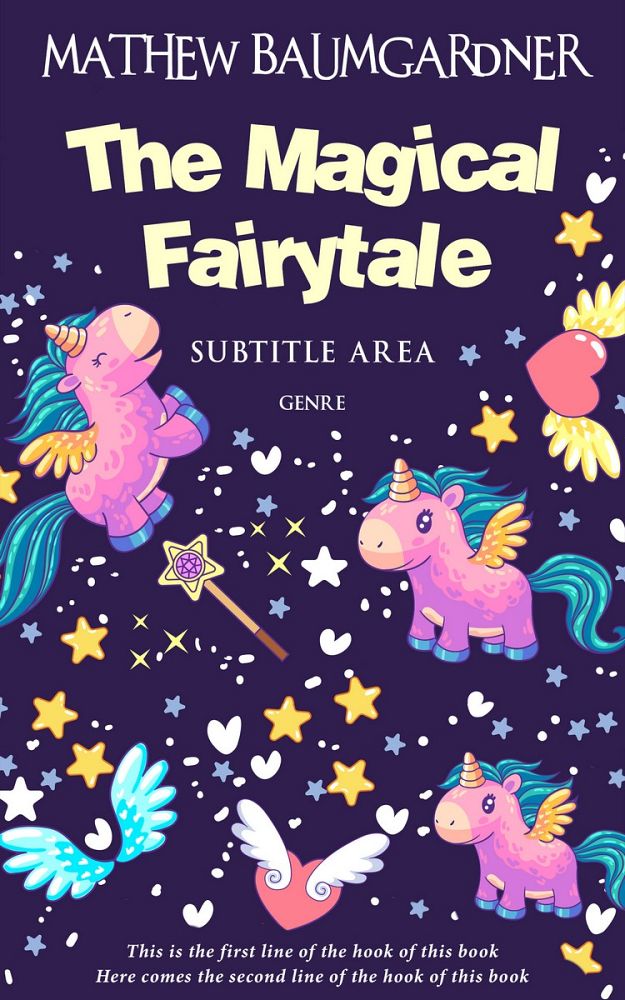 Front view of Grape #5777 - Premade Children Book Cover | BookCoverZone