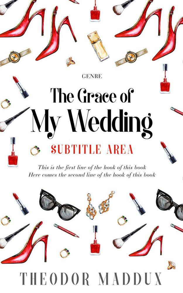 Front view of Mojo #5787 - Premade Chick Lit Book Cover | BookCoverZone
