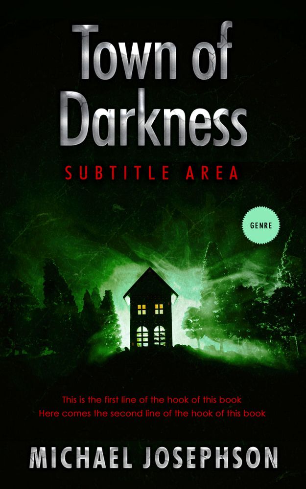 Front view of Midnight Moss #5818 - Premade Horror Book Cover | BookCoverZone