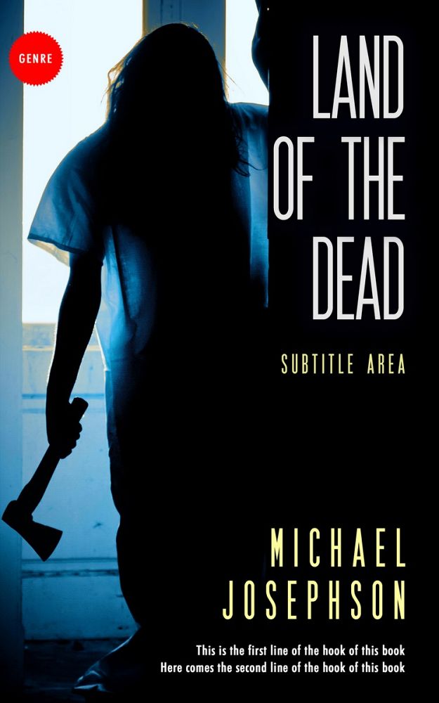 Front view of Quill Gray #5829 - Premade Horror Book Cover | BookCoverZone