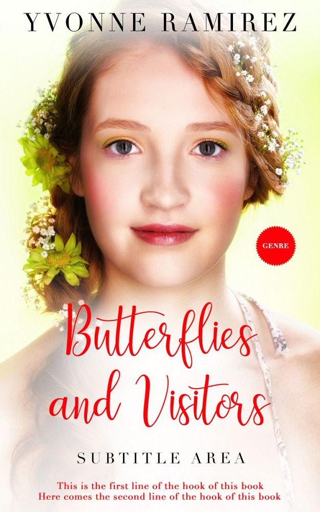 Front view of Janna #5861 - Premade Teen & Young Adult Book Cover | BookCoverZone