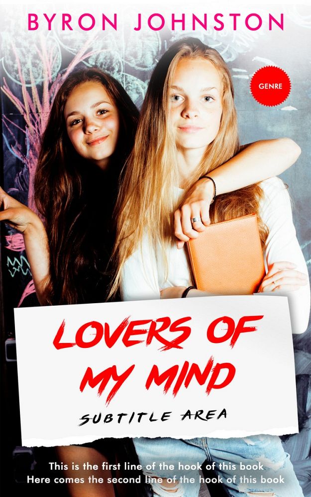 Front view of Cocoa Brown #5870 - Premade Teen & Young Adult Book Cover | BookCoverZone