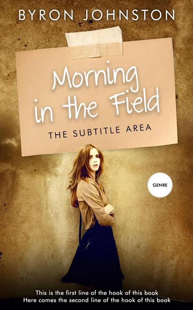 Front view of Muddy Waters #5880 - Premade Teen & Young Adult Book Cover | BookCoverZone
