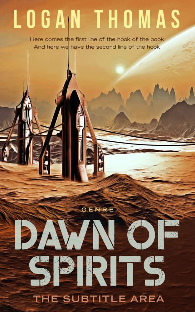Front view of Muddy Waters #6216 - Premade Science Fiction Book Cover | BookCoverZone