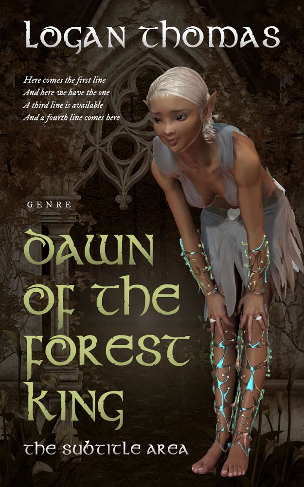 Front view of Oil #6257 - Premade Fantasy Book Cover | BookCoverZone