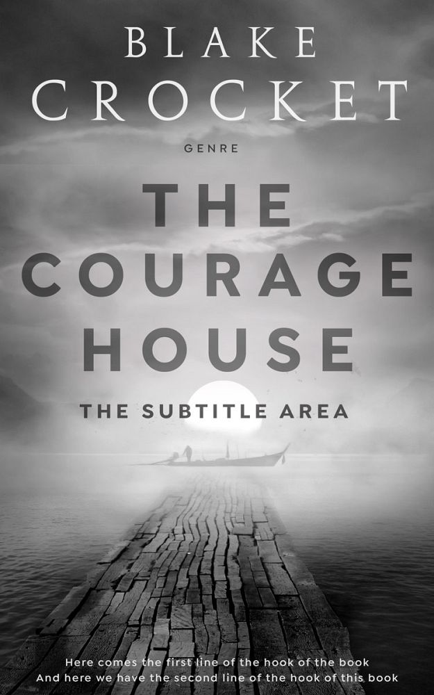 Front view of Gray #6361 - Premade Mystery & Thriller & Suspense Book Cover | BookCoverZone