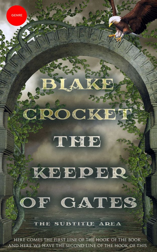 Front view of Kelp #6487 - Premade Fantasy Book Cover | BookCoverZone