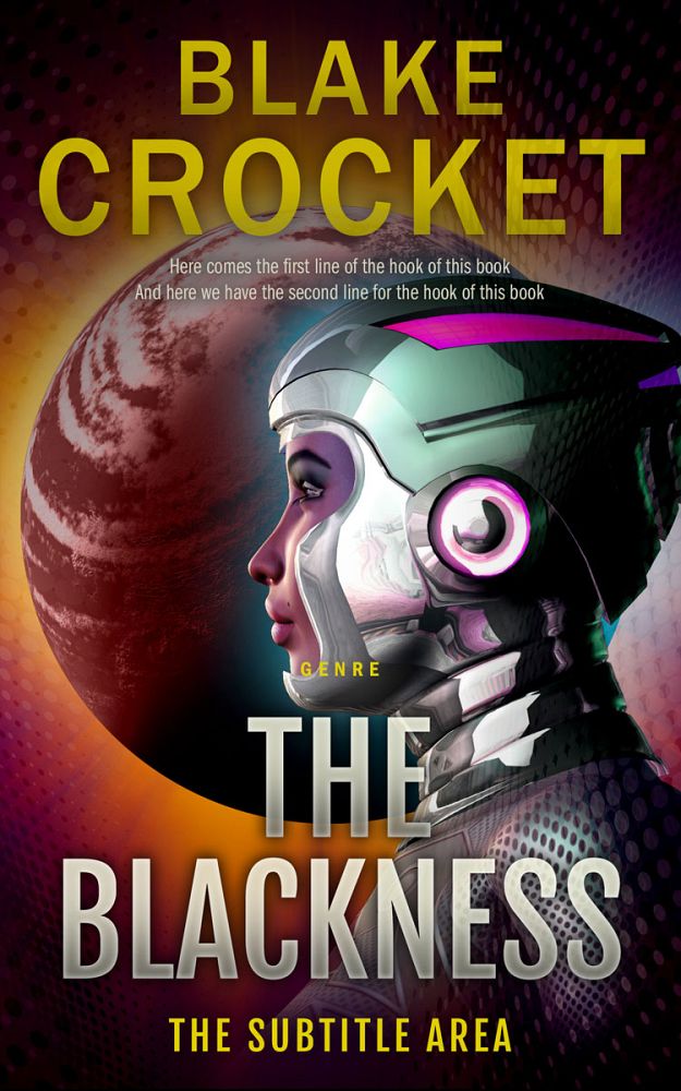 Front view of Gondola #6501 - Premade Science Fiction Book Cover | BookCoverZone
