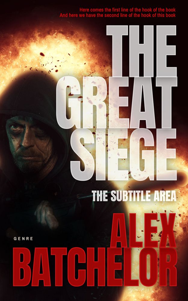Front view of Cameo #6578 - Premade Action & Adventure Book Cover | BookCoverZone