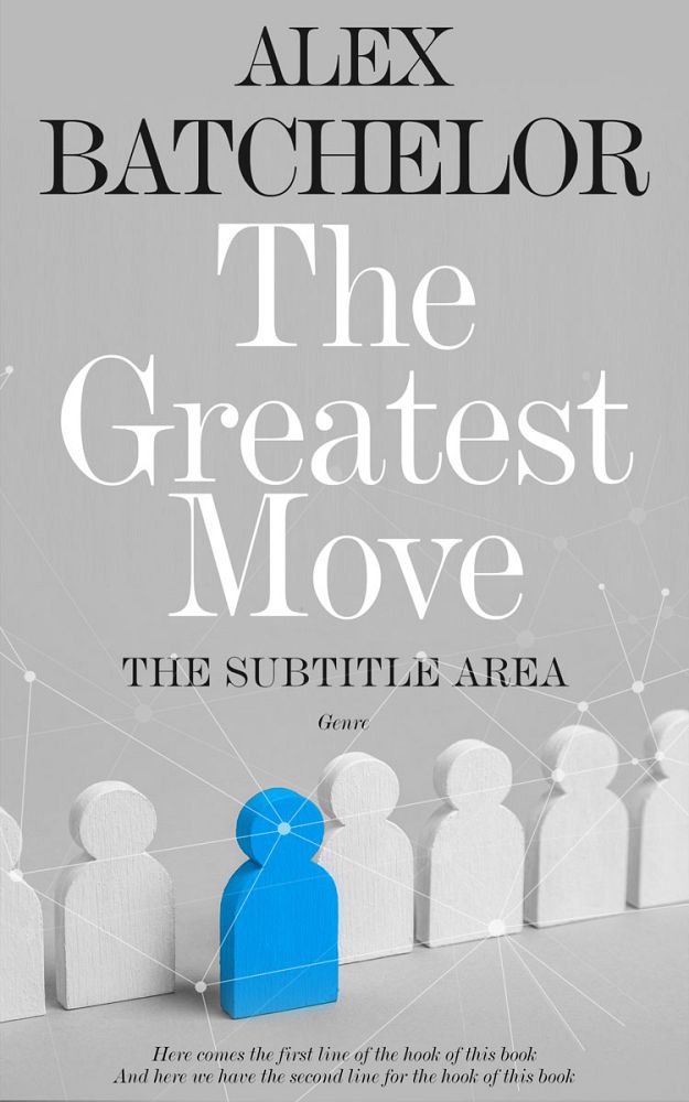 Front view of Silver #6612 - Premade Business Book Cover | BookCoverZone