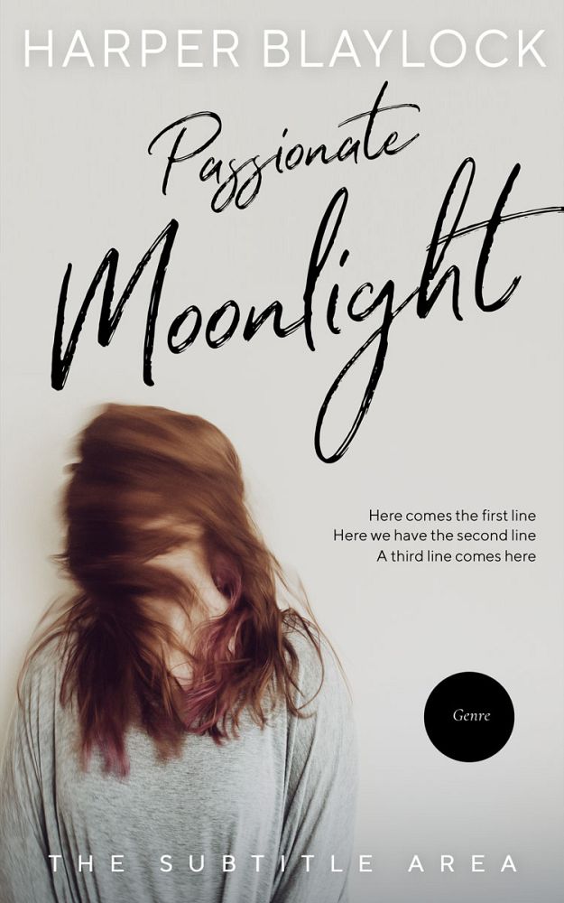 Front view of Timberwolf #6783 - Premade Teen & Young Adult Book Cover | BookCoverZone
