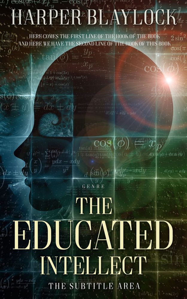 Front view of Heavy Metal #6801 - Premade Education Book Cover | BookCoverZone