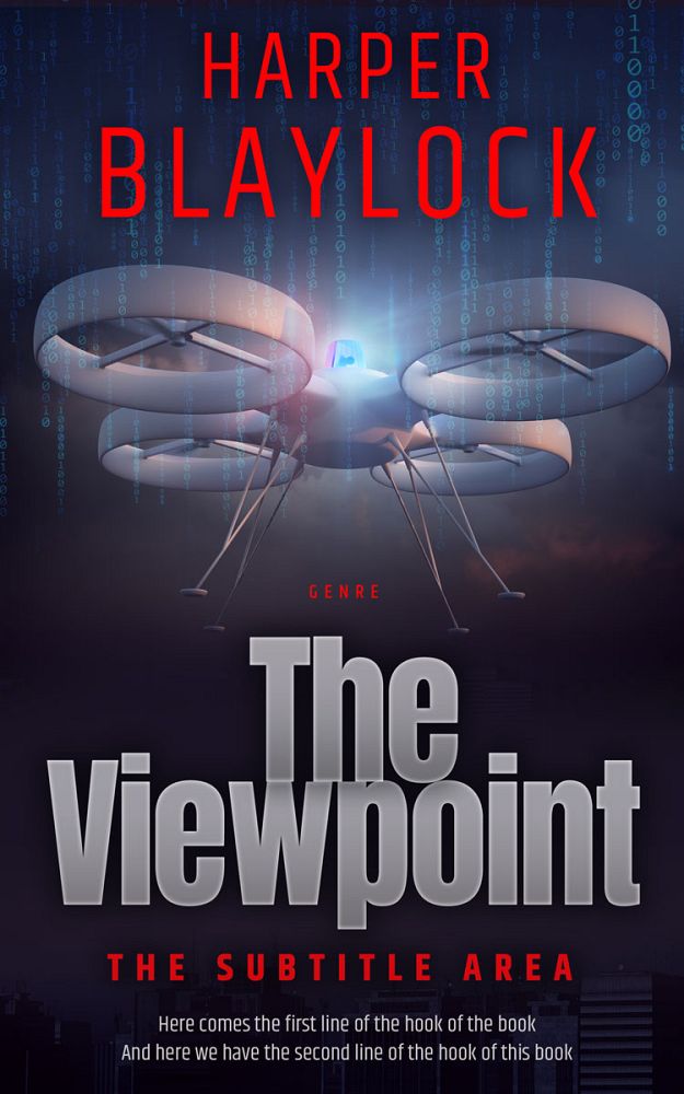 Front view of Steel Gray #6818 - Premade Mystery & Thriller & Suspense Book Cover | BookCoverZone