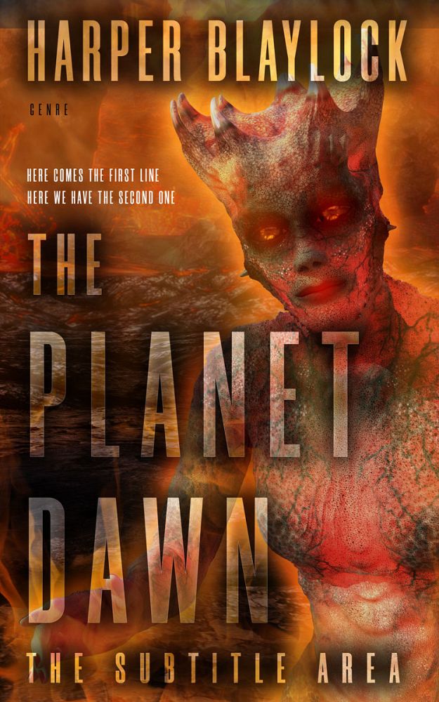 Front view of Walnut #6872 - Premade Fantasy Book Cover | BookCoverZone