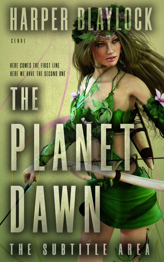 Front view of Woodland #6879 - Premade Fantasy Book Cover | BookCoverZone