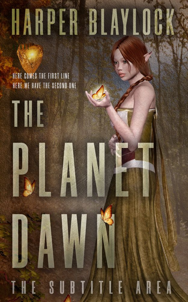 Front view of Saddle #6880 - Premade Fantasy Book Cover | BookCoverZone